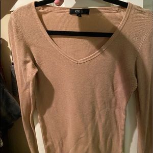 Tan long sleeve from a boutique